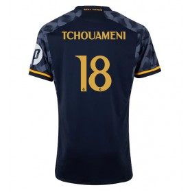 Real Madrid Aurelien Tchouameni #18 Borta Kläder 2023-24 Kortärmad